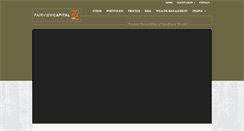 Desktop Screenshot of fairviewcap.com